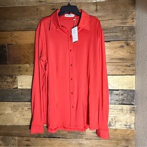 Ranch Dress’n by Fallon Taylor Performance Western Shirt Red size Large NWT